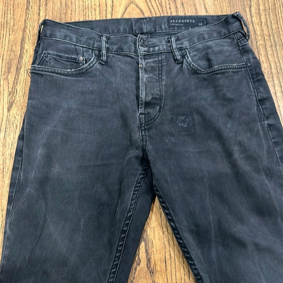 ALL SAINTS CIGARETTE SKINNY JEANS SIZE 30 GRAY - Picture 7 of 13